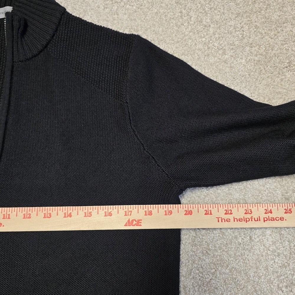 Icebreaker Men's Waypoint Long Sleeve Half Zip Knit Sweater 100% Wool Size M‎ - Picture 10 of 10